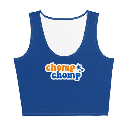 UF Chomp Crop Top Blue