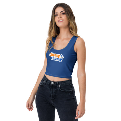 UF Chomp Crop Top Blue